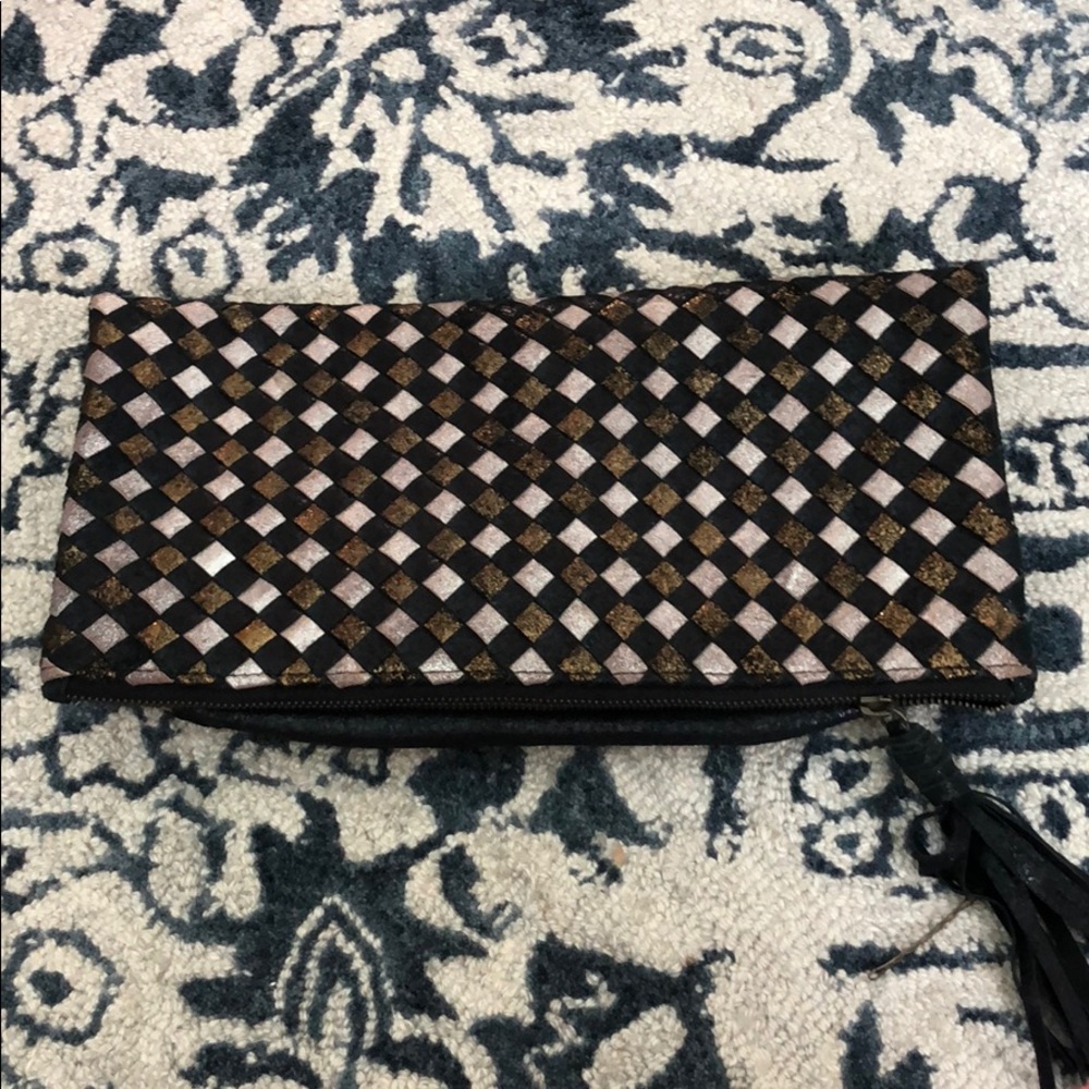 Cleobella foldover clutch